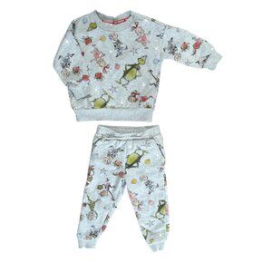 Grinch Christmas Sweatsuit - 2T